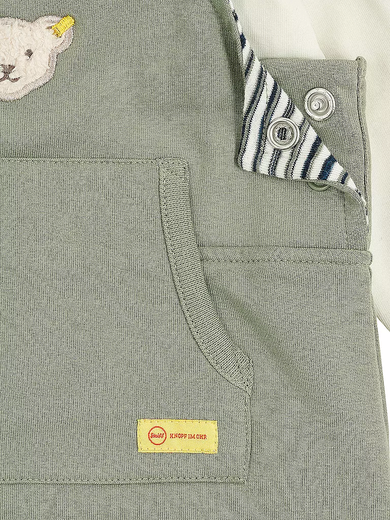 STEIFF | Baby Set Latzhose und T-Shirt | dunkelgrün