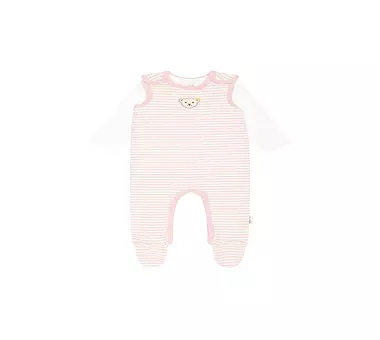 Strampler Baby Shirt STEIFF Set rosa und