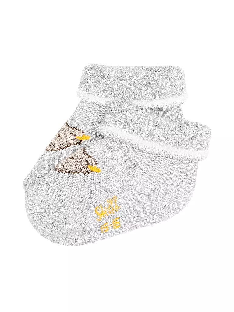 STEIFF | Baby Socken soft grey melange | hellgrau