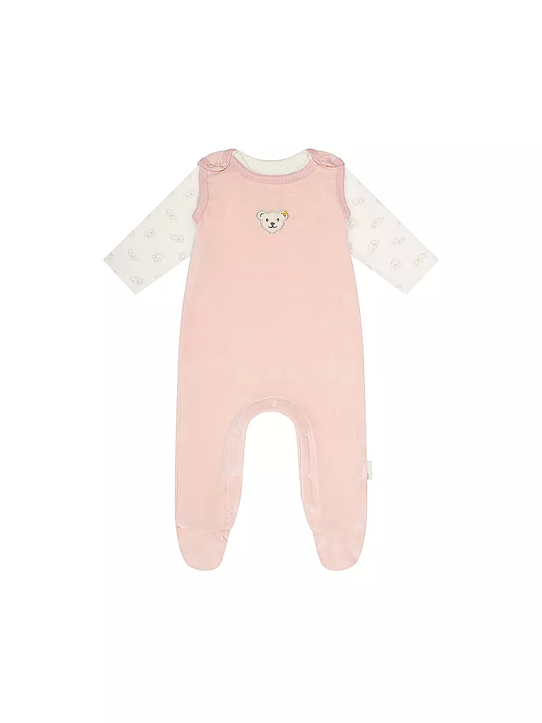 STEIFF | Baby Strampler Set 2 teilig | rosa