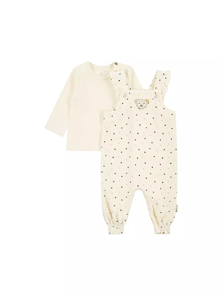 STEIFF | Baby Strampler Set 2 teilig | creme