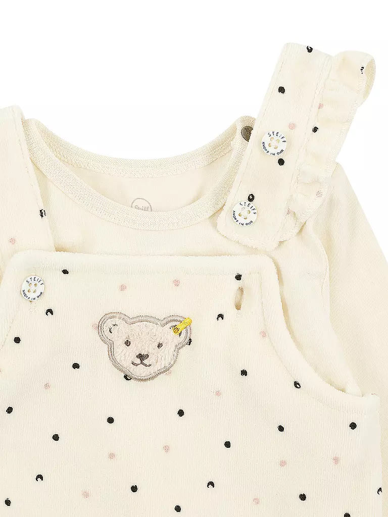 STEIFF | Baby Strampler Set 2 teilig | creme