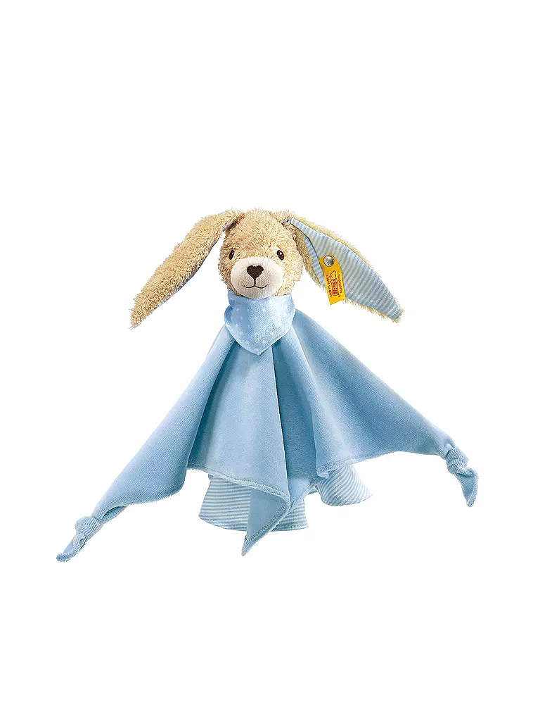 STEIFF | Hoppel Hase Schmusetuch 28cm Blau | blau