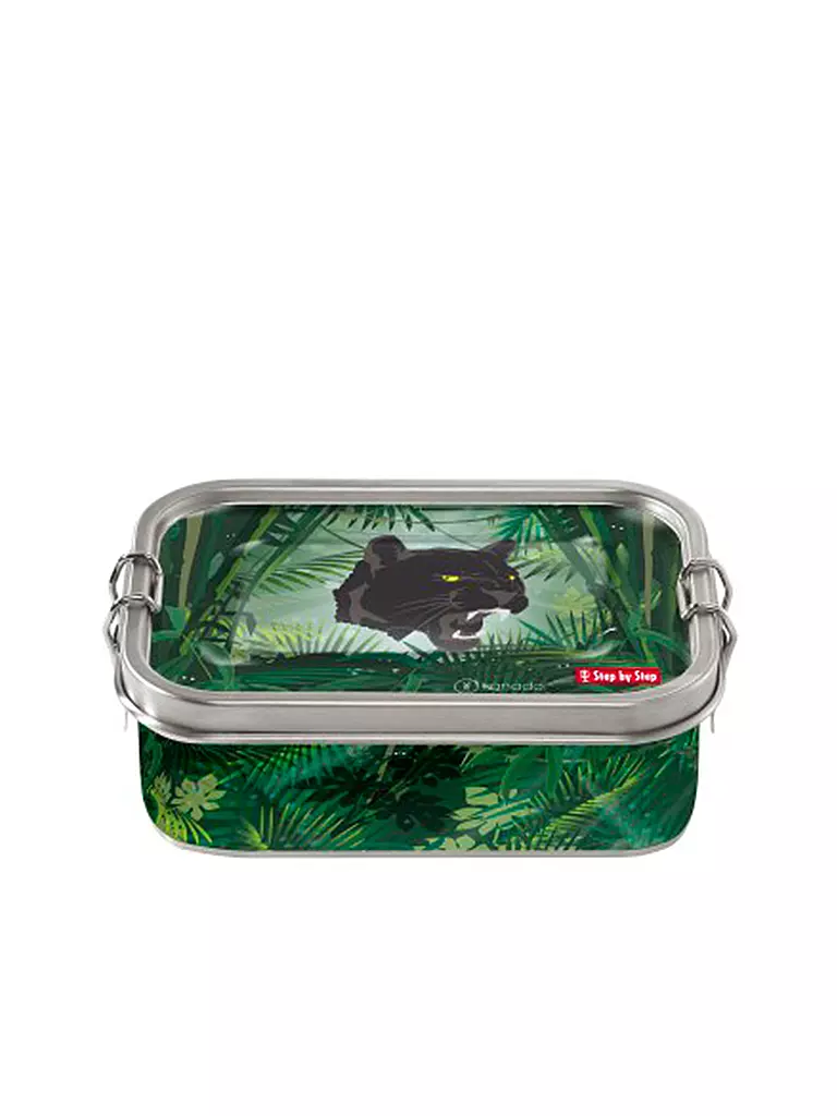 STEP BY STEP | Edelstahl Lunchbox Wild Cat Chiko | bunt