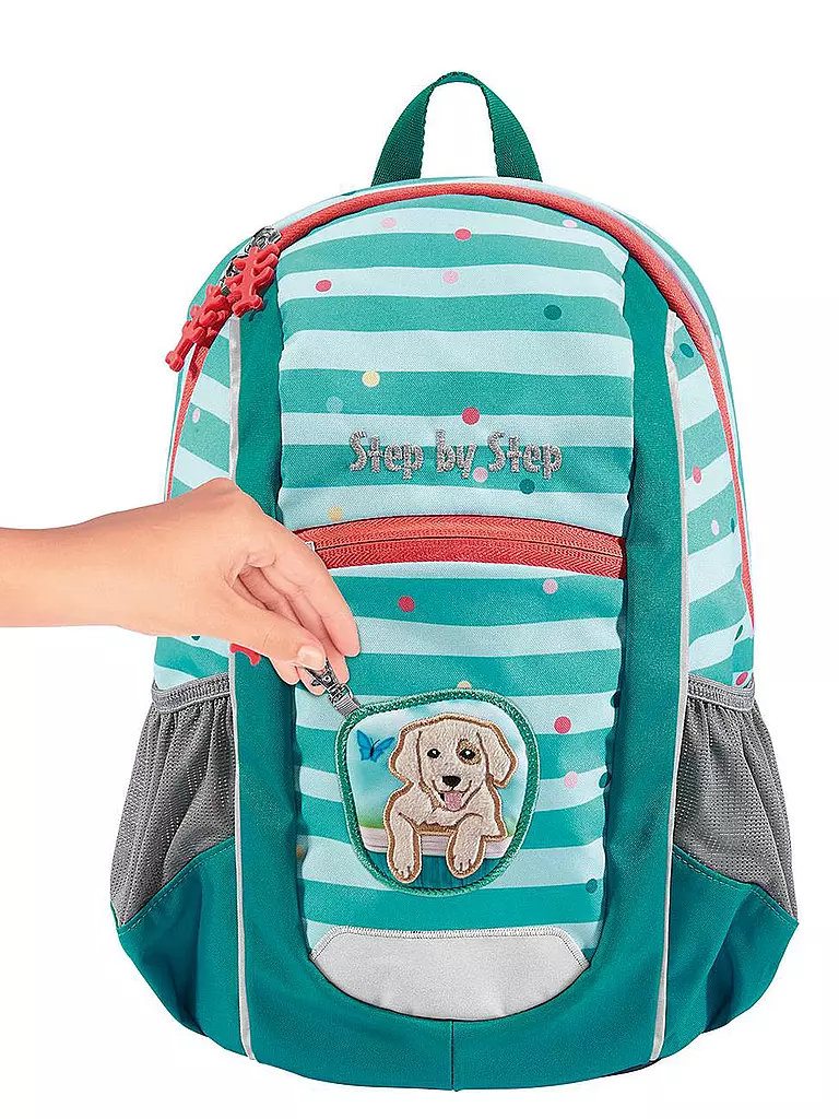 STEP BY STEP | Kinder Rucksack - Kiga Maxi Dog Lucky  | mint