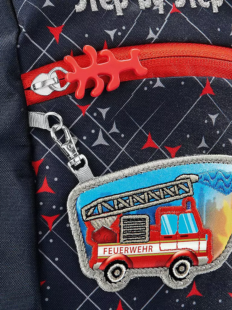 STEP BY STEP | Kinder Rucksack - Kiga Maxi Fire Truck Finn  | blau