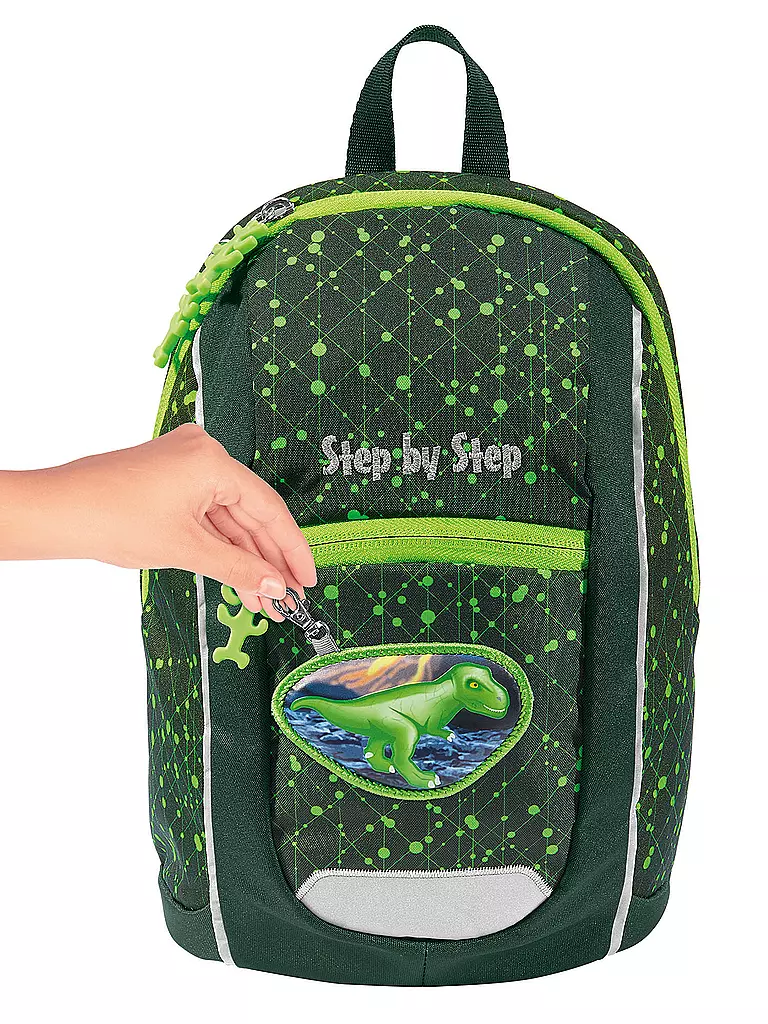 STEP BY STEP | Kinder Rucksack - Kiga Mini Dino Nilo | grau