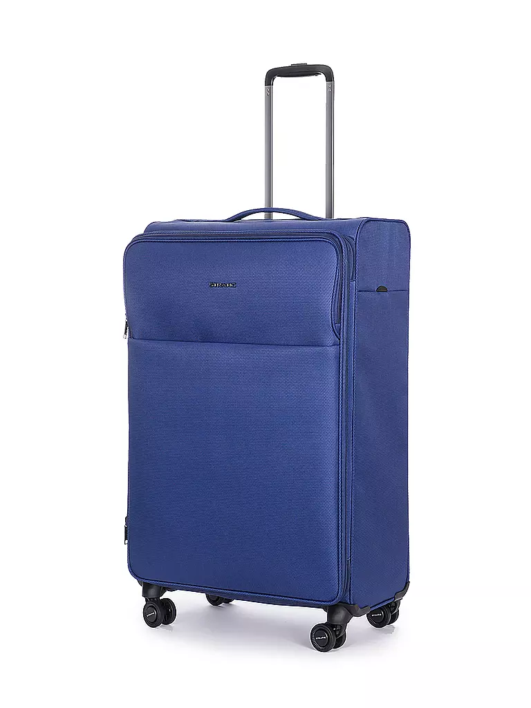 STRATIC | Trolley weich LIGHT Large 75cm dark blue | schwarz