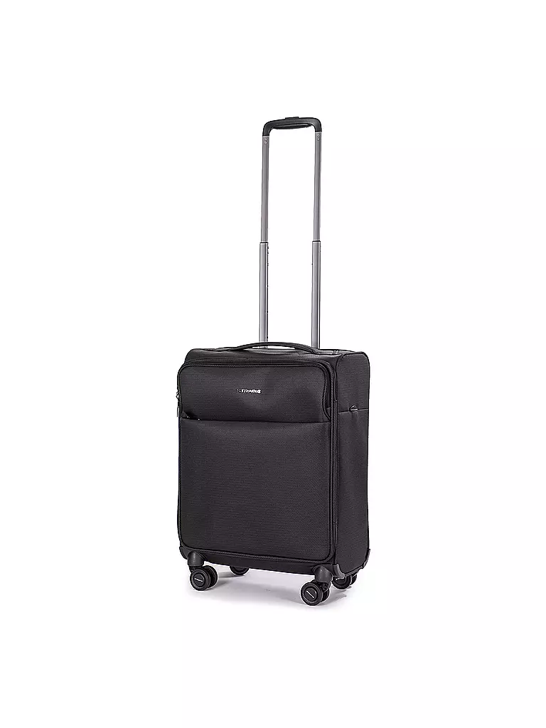 STRATIC | Trolley weich LIGHT S 55cm black | schwarz