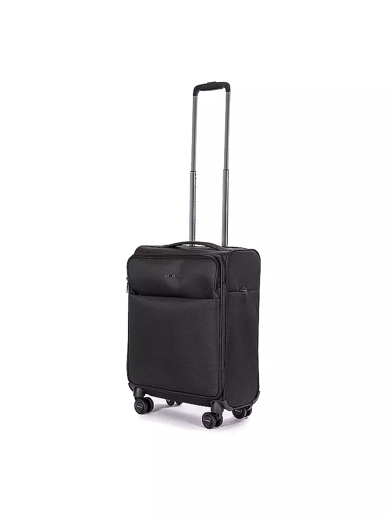 STRATIC | Trolley weich LIGHT S 55cm black | schwarz