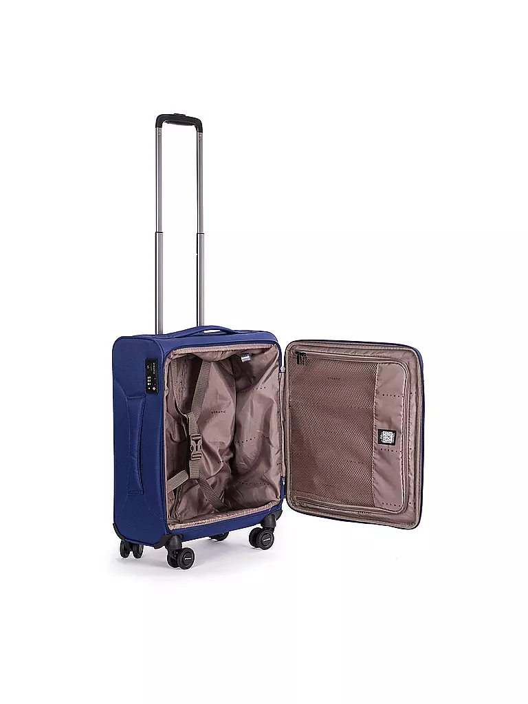 STRATIC | Trolley weich LIGHT Small 55cm dark blue  | dunkelblau