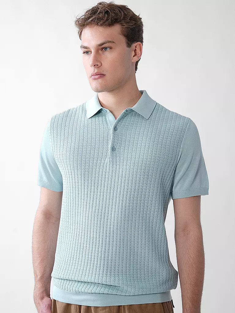 STRELLSON | Poloshirt ADRIAN | hellblau