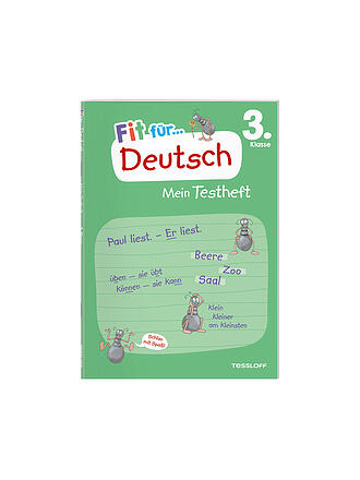 TESSLOFF VERLAG | Testheft - Fit für Deutsch 3. Klasse