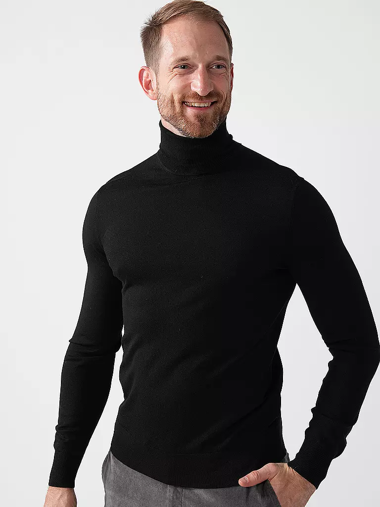 TIGER OF SWEDEN | Rollkragenpullover NEVILE | schwarz