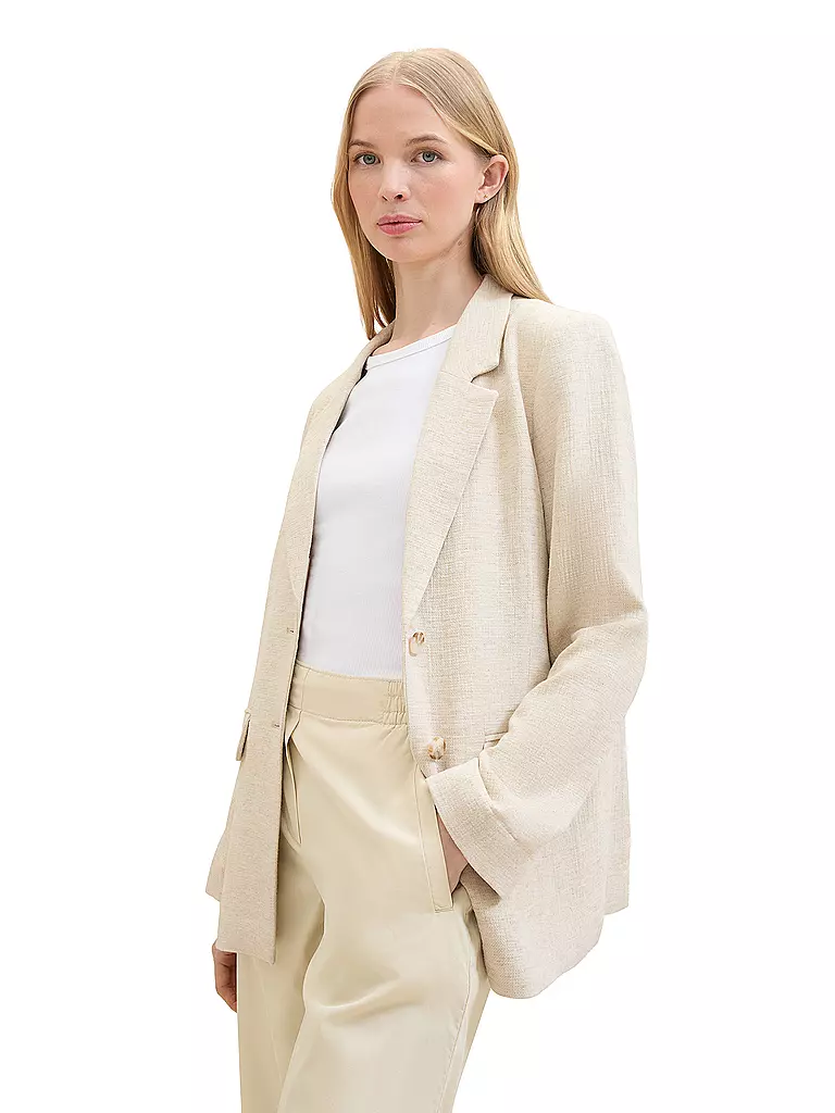 TOM TAILOR | Blazer  | beige