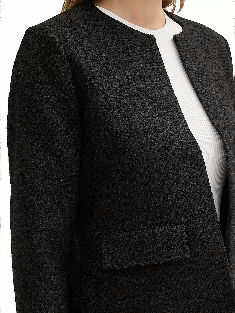 TOM TAILOR | Blazer | schwarz