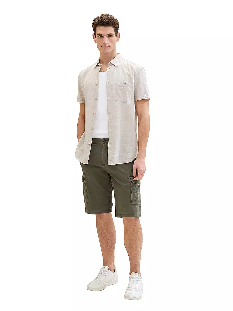 TOM TAILOR | Cargoshorts | olive