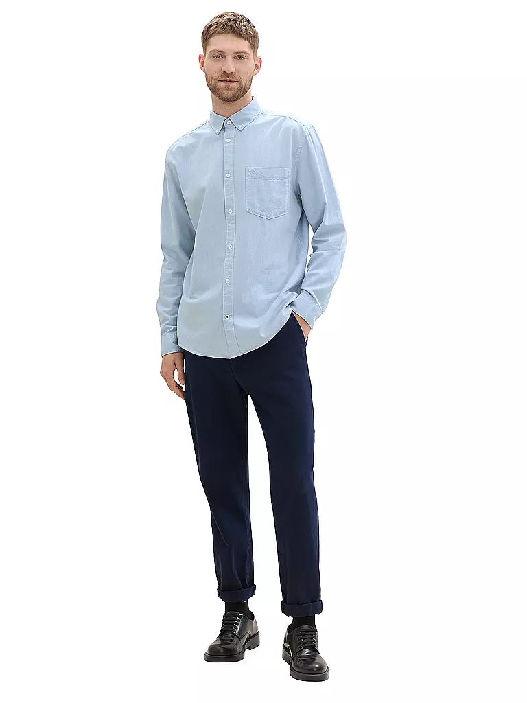 TOM TAILOR | Hemd Regular Fit | hellblau