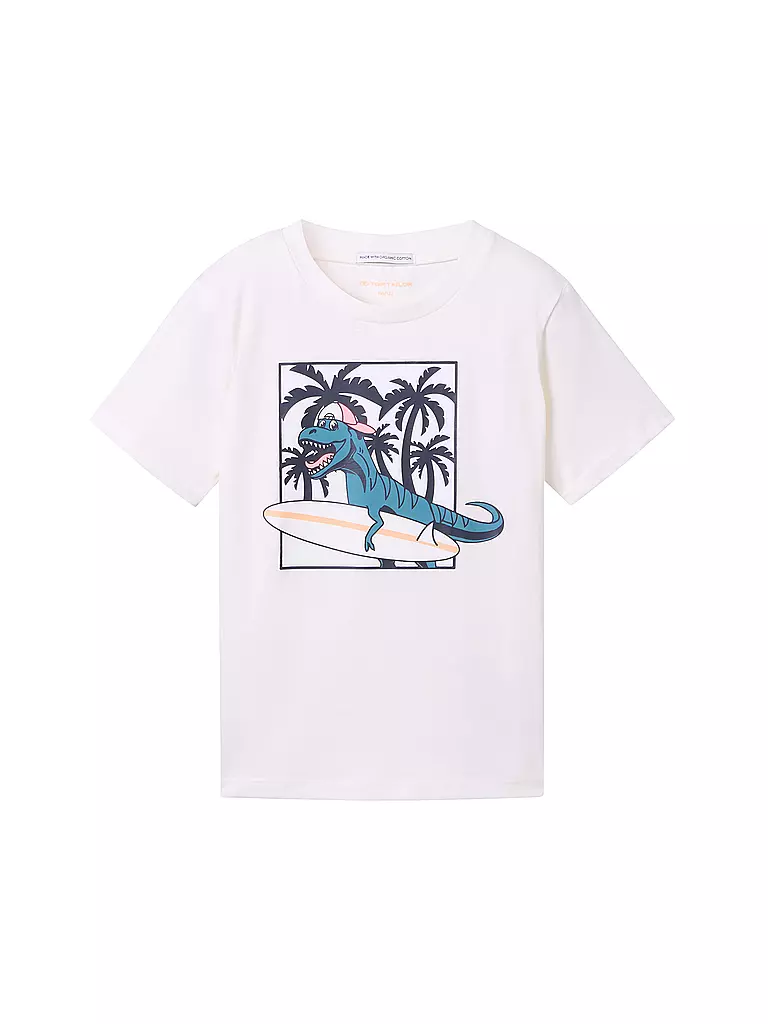 TOM TAILOR | Jungen T-Shirt  | weiss