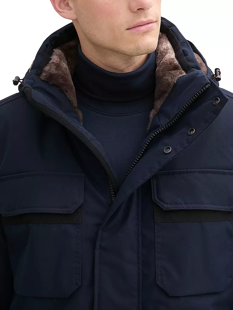 TOM TAILOR | Parka | dunkelblau