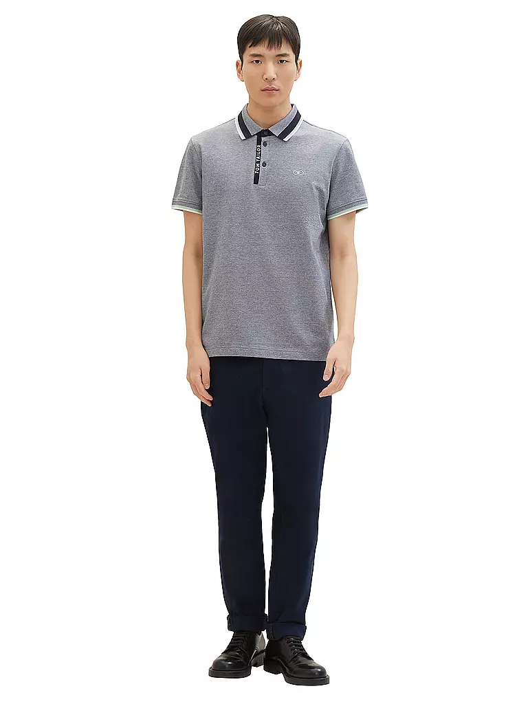 TOM TAILOR | Poloshirt | grau