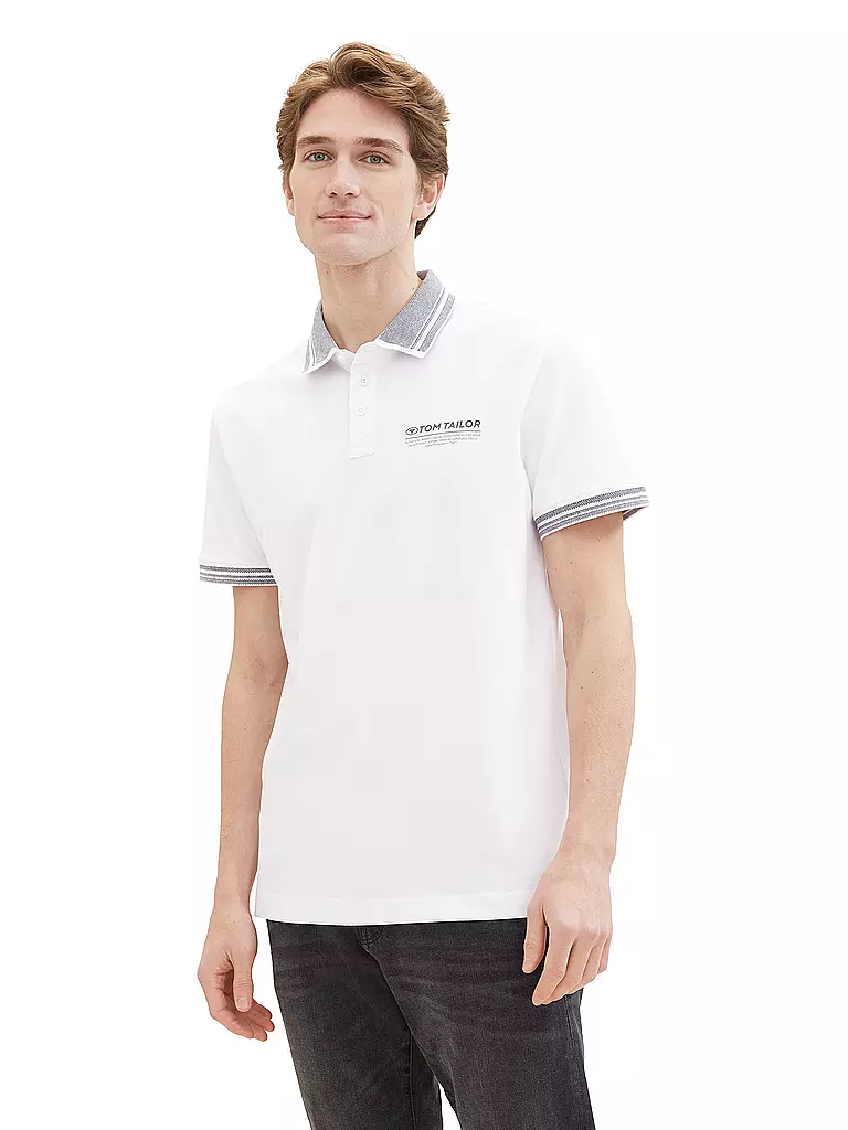 TOM TAILOR | Poloshirt | weiss