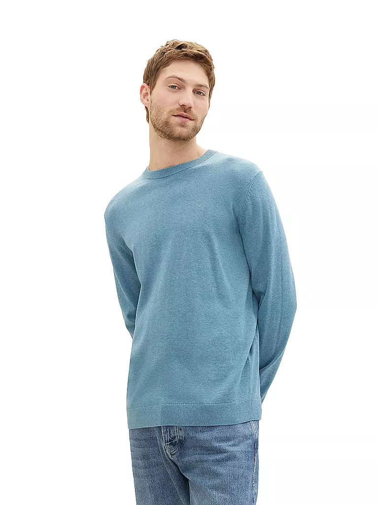 TOM TAILOR | Pullover  | hellblau