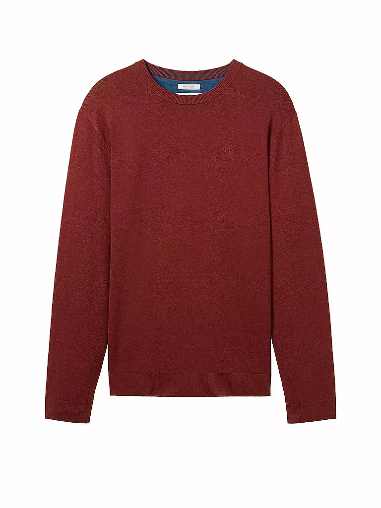 TOM TAILOR | Pullover | rot