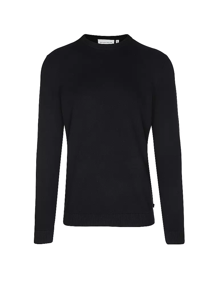 TOM TAILOR | Pullover | schwarz