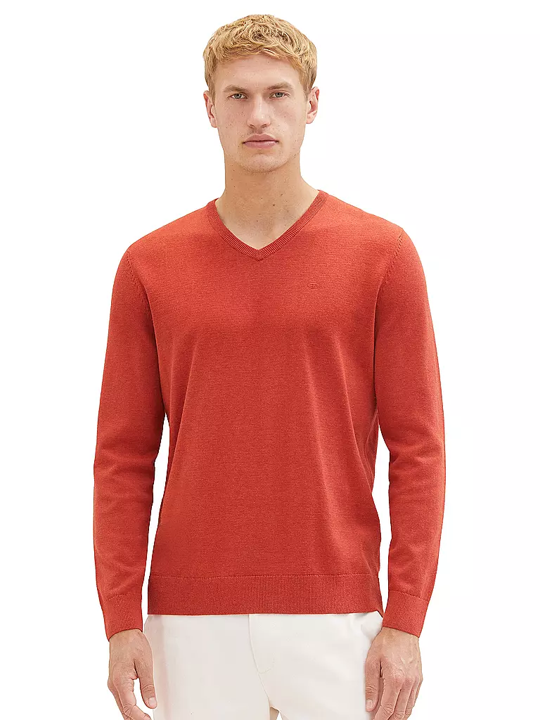 TOM TAILOR | Pullover | rot