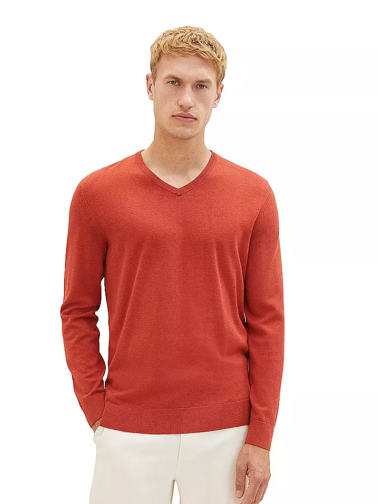 TOM TAILOR | Pullover | rot