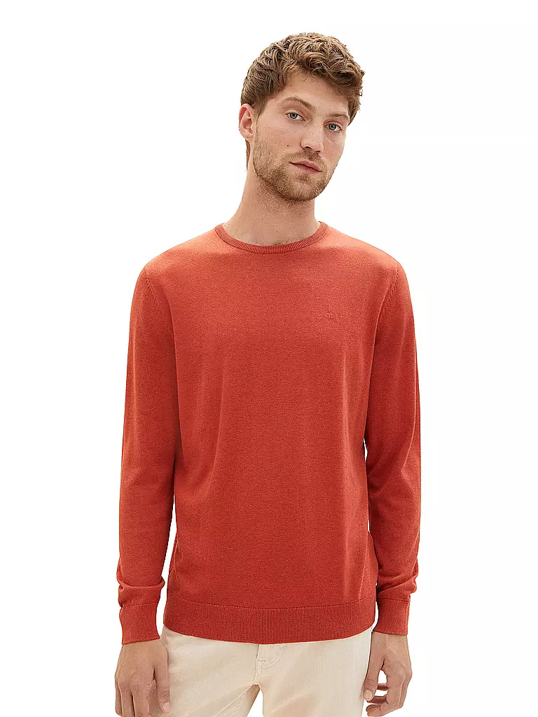 TOM TAILOR | Pullover | rot