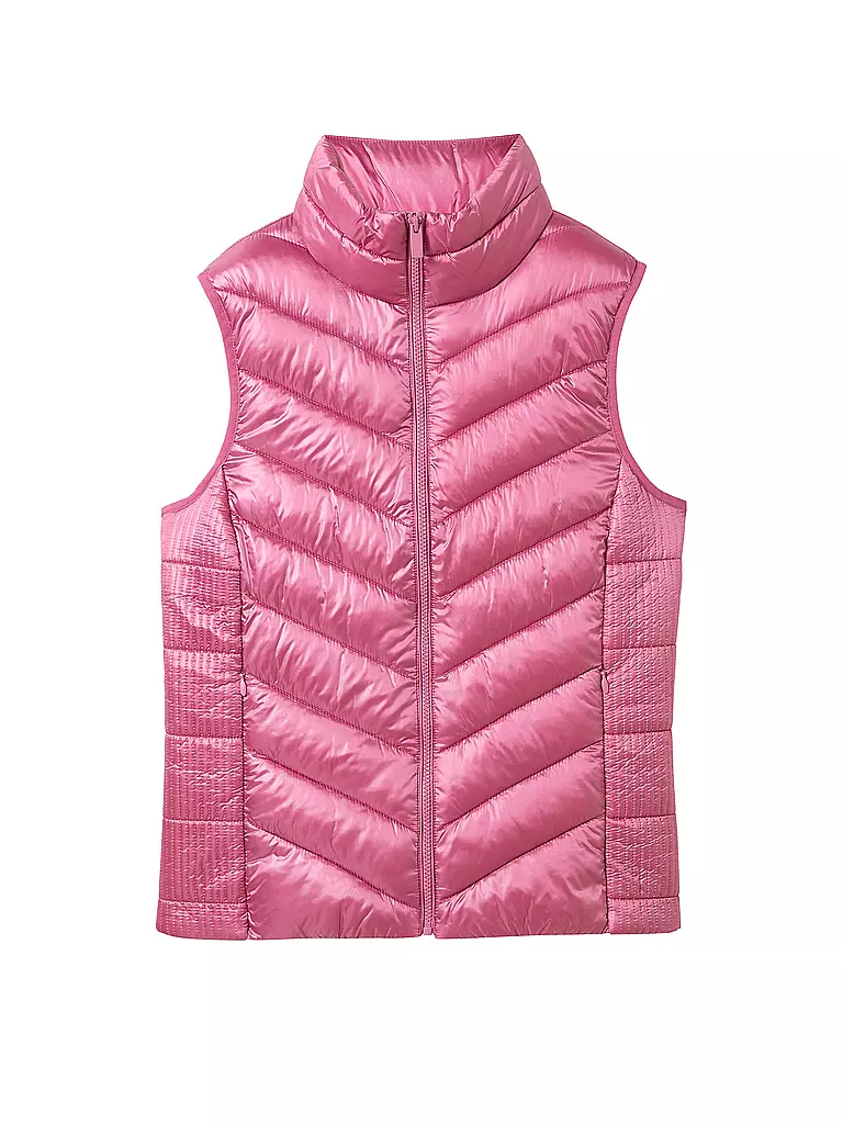 TOM TAILOR | Steppgilet | pink