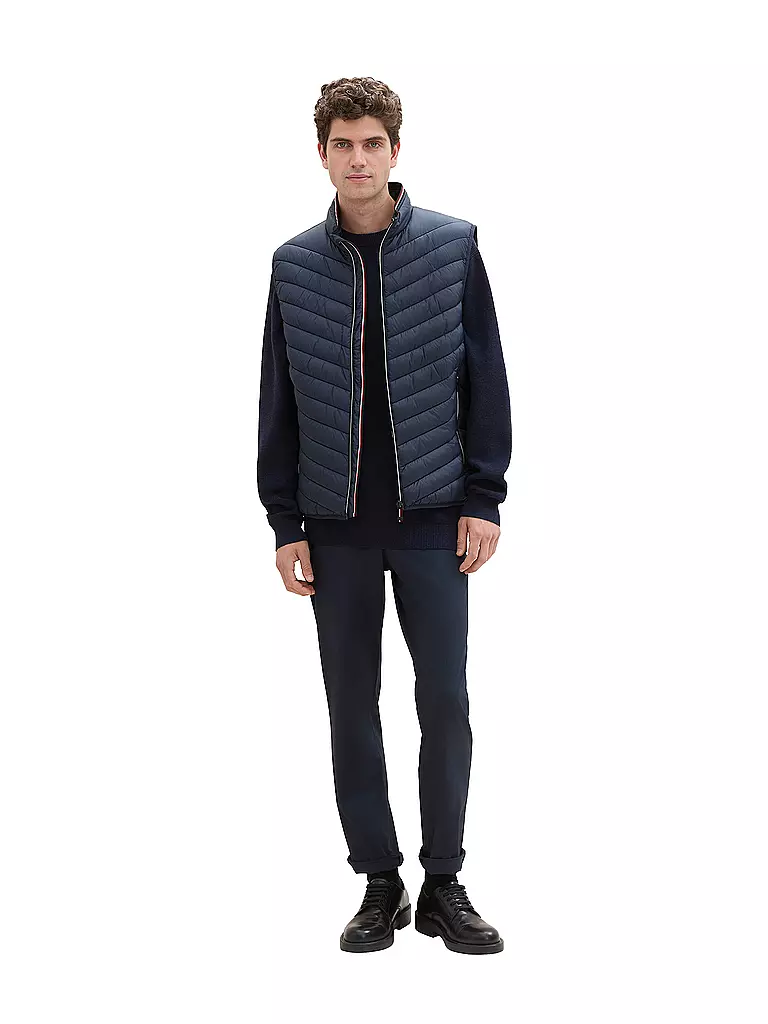 TOM TAILOR | Steppgilet | dunkelblau