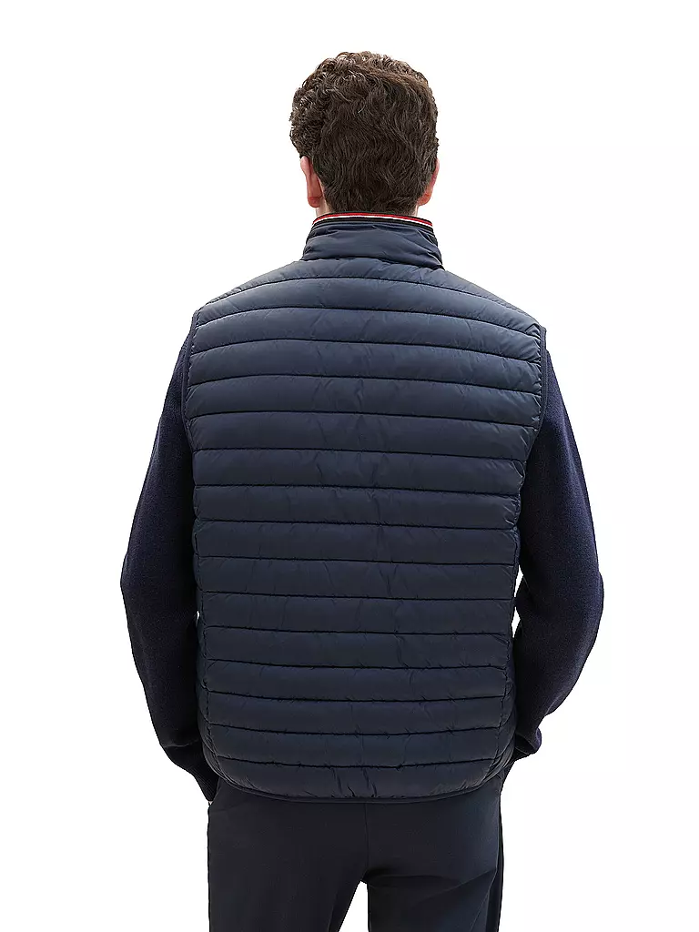 TOM TAILOR | Steppgilet | dunkelblau