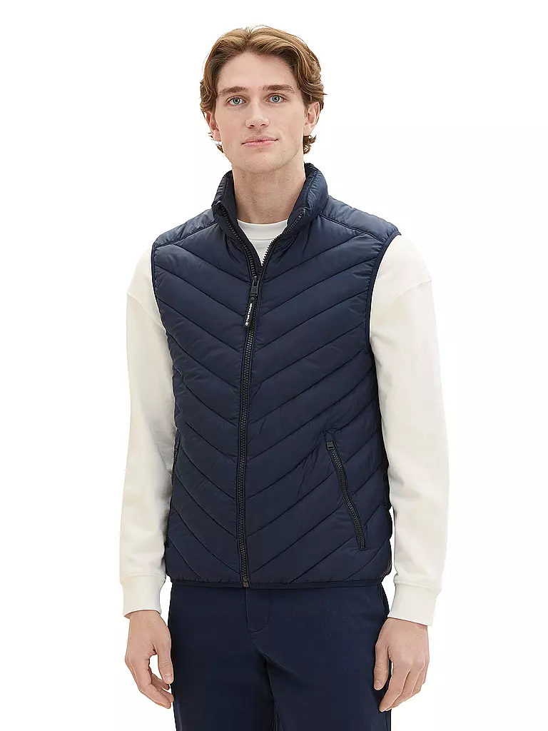 TOM TAILOR | Steppgilet | blau