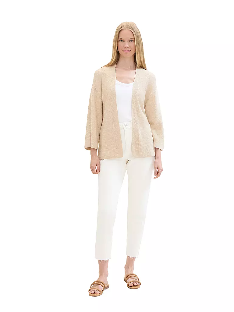 TOM TAILOR | Strickjacke  | beige