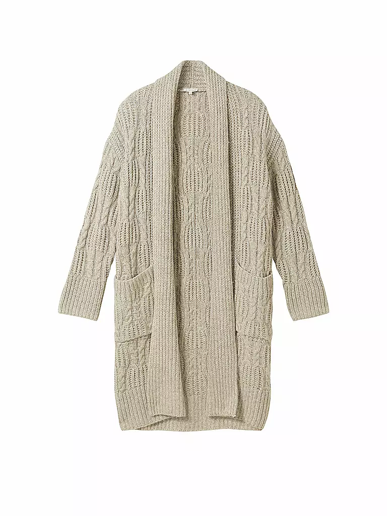 TOM TAILOR | Strickjacke | beige