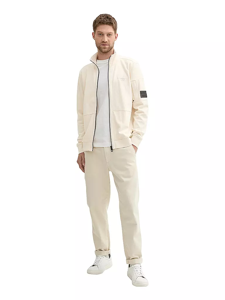 TOM TAILOR | Sweatjacke  | creme