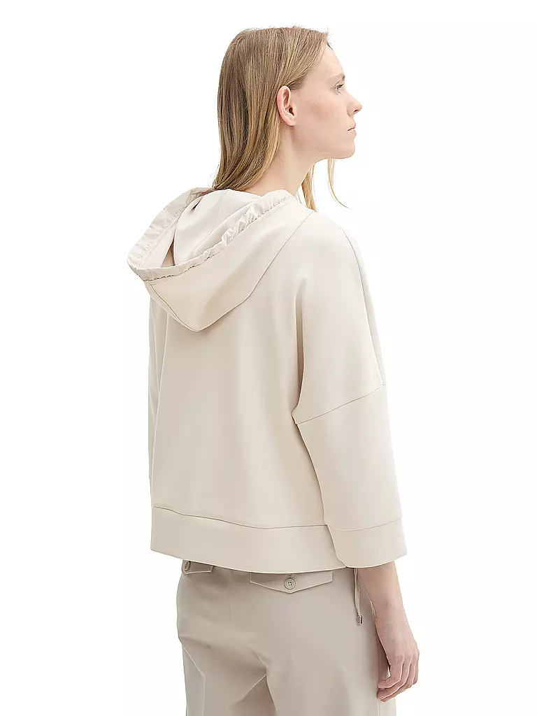 TOM TAILOR | Sweatjacke  | beige