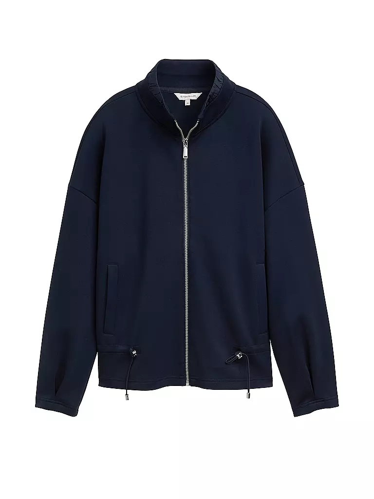 TOM TAILOR | Sweatjacke | blau