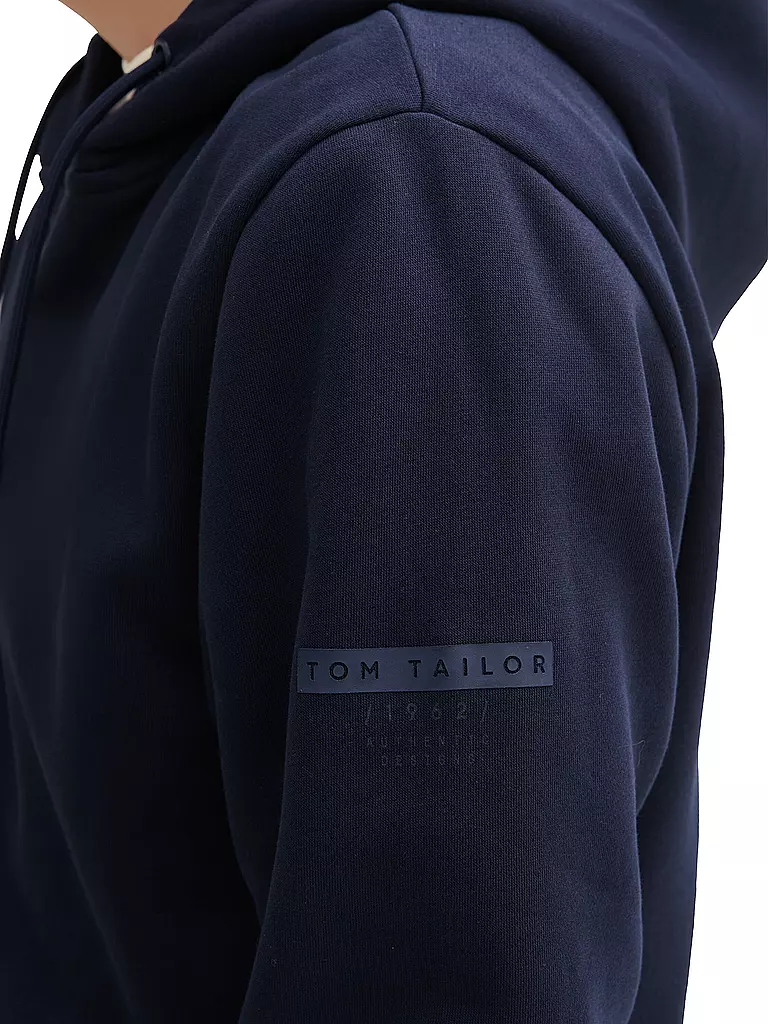 TOM TAILOR | Sweatjacke | dunkelblau