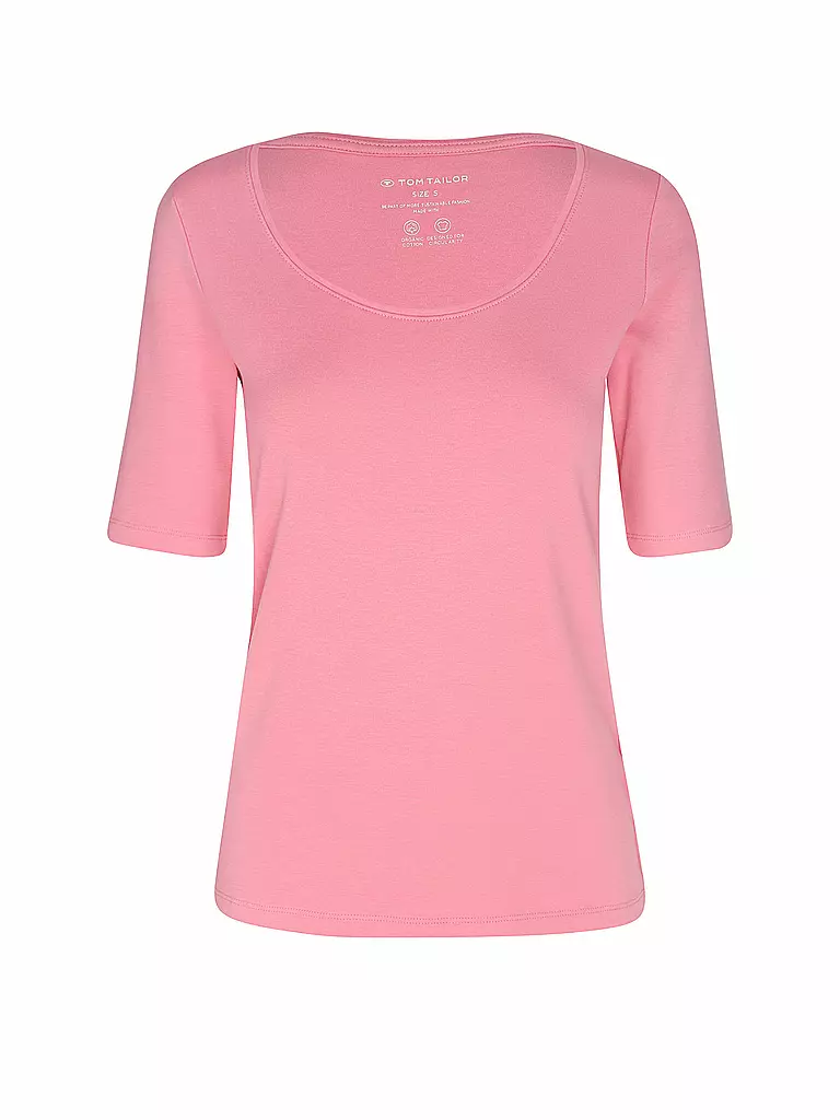 TOM TAILOR | T-Shirt  | rosa