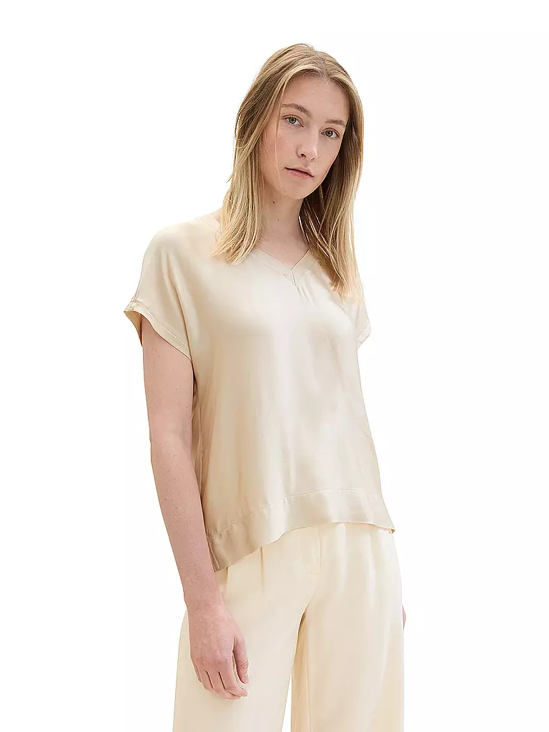 TOM TAILOR | T-Shirt  | beige