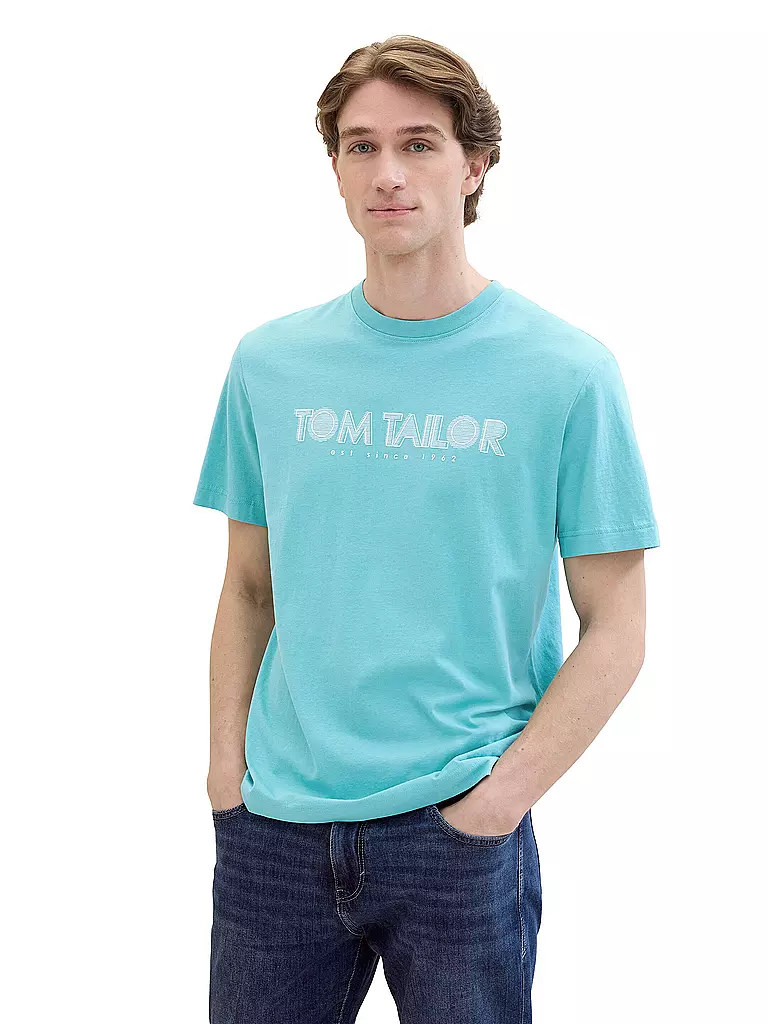 TOM TAILOR | T-Shirt  | türkis