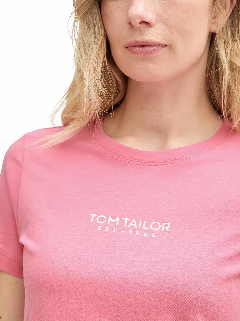 TOM TAILOR | T-Shirt  | rosa