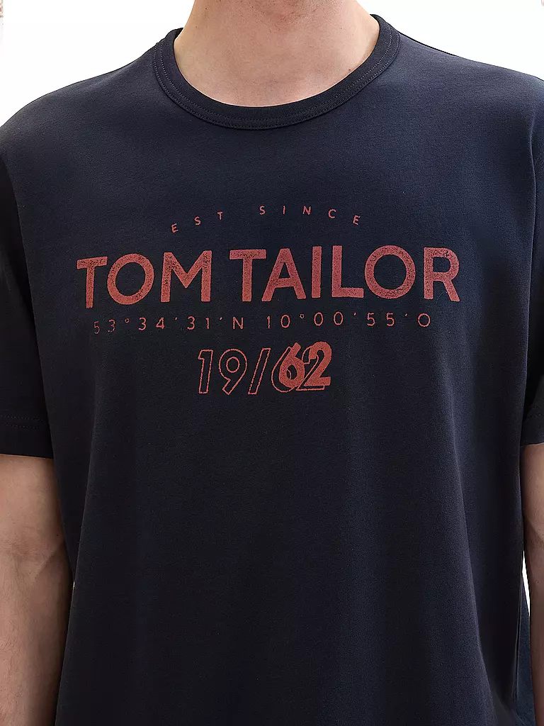 TOM TAILOR | T-Shirt  | dunkelblau