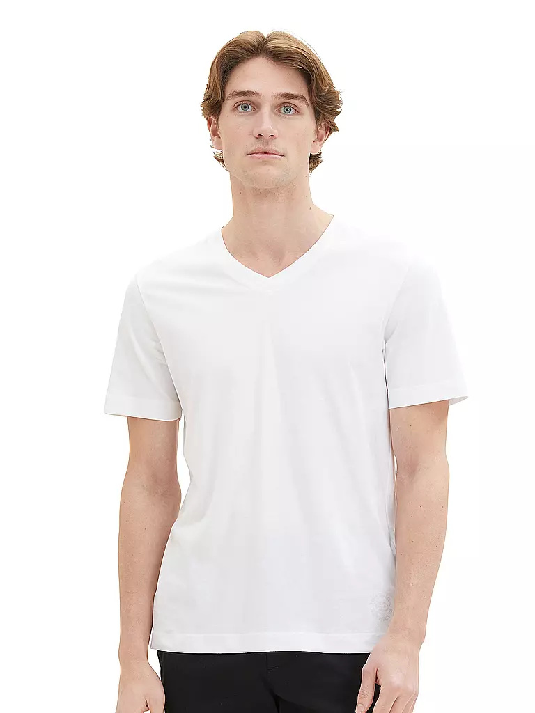 TOM TAILOR | T-Shirt | weiss