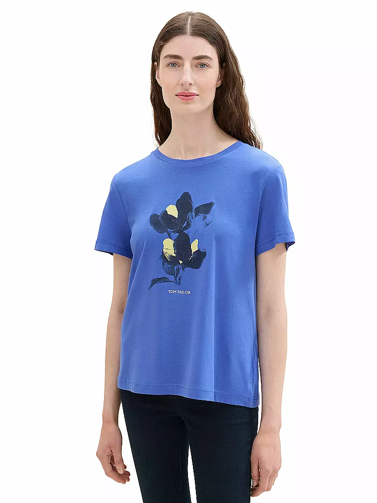 TOM TAILOR | T-Shirt | blau