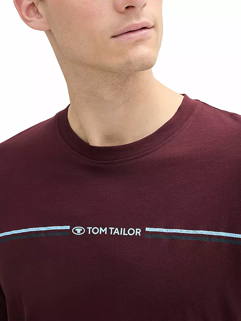 TOM TAILOR | T-Shirt | rot